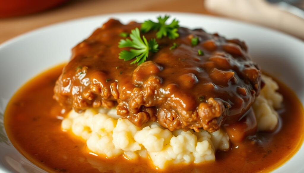 Salisbury Steak Recipe with Ground Chicken