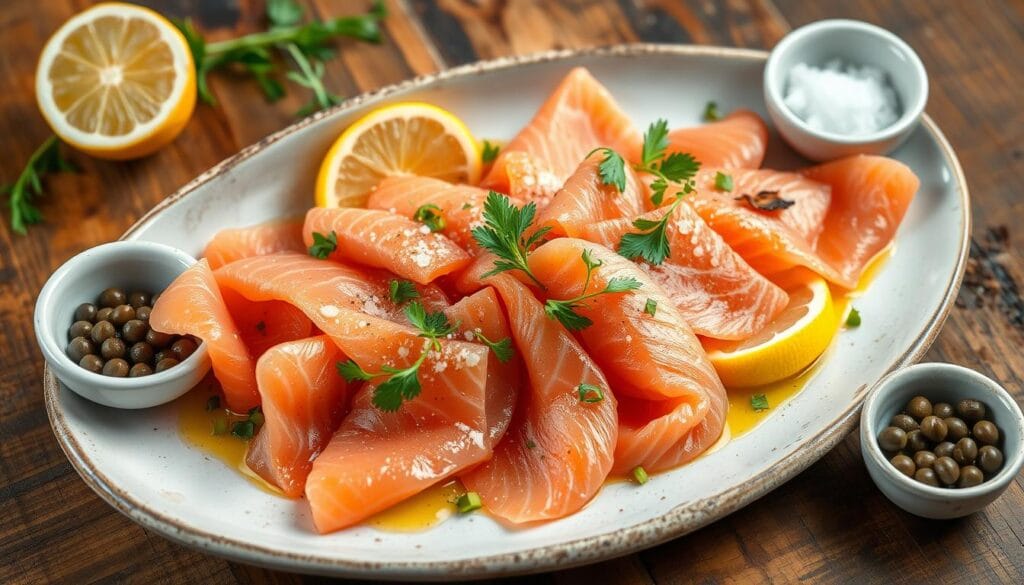 tips for salmon crudo