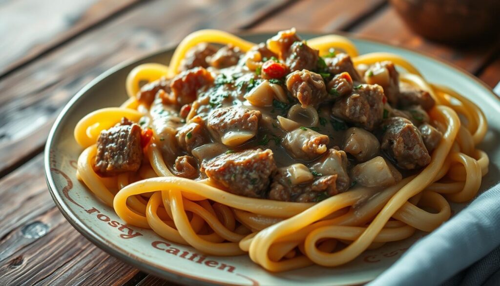 easy beef stroganoff recipe